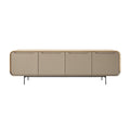 Modern Minimalist Sideboard with Streamlined Design and Metal Legs