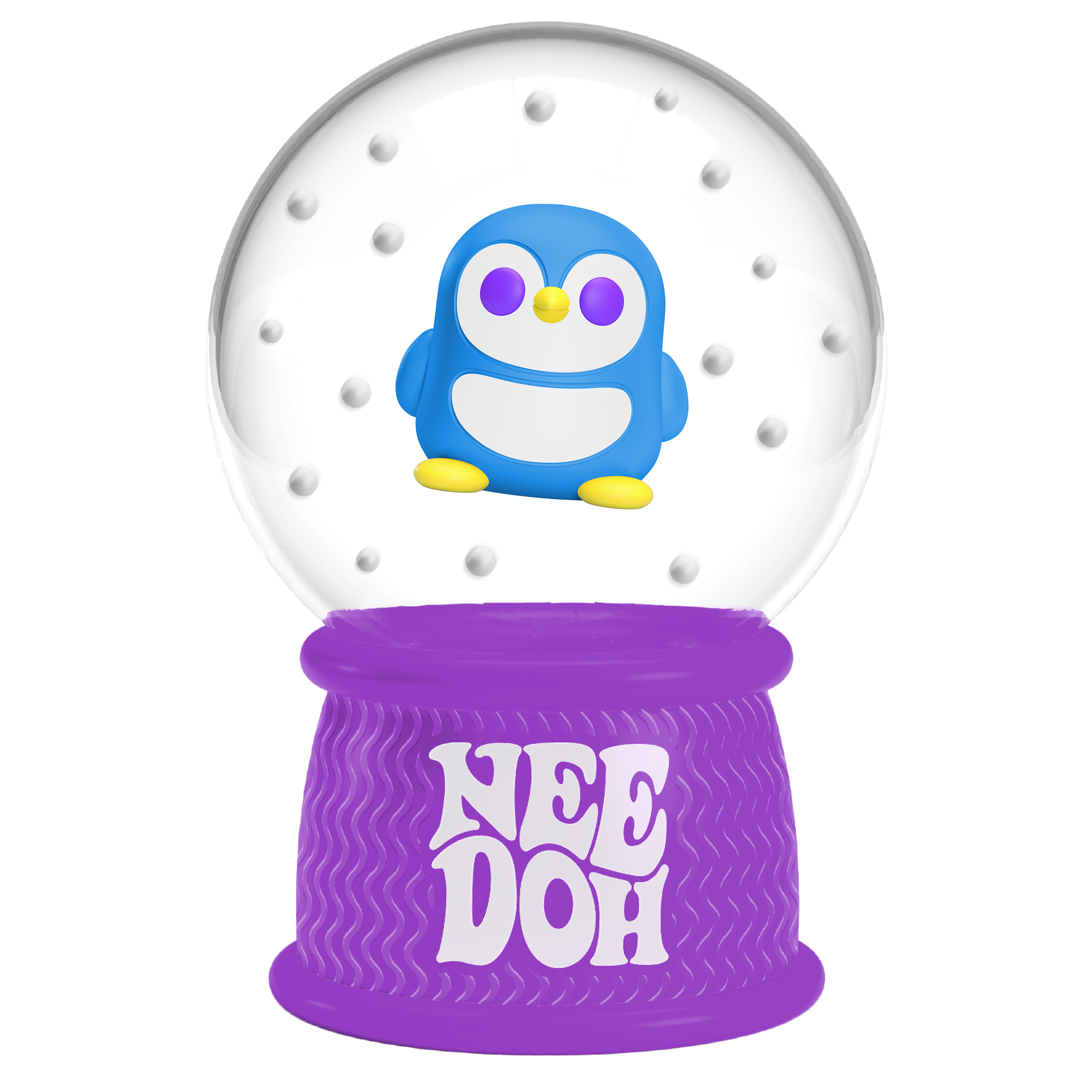 NeeDoh Squish N Flow Snow Globe | Signature Moonlit Lane